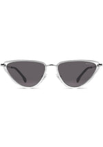 KOMONO Gigi Sunglasses in Silver/Smoke