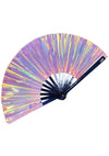 Electric Storm Iridescent Fluid Rave Fan