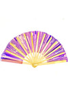 XXXtreme Pink Iridescent Fluid Rave Fan