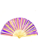 XXXtreme Pink Iridescent Fluid Rave Fan