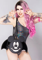 Exclusive Disney Mickey Bat Convertible Mini Backpack