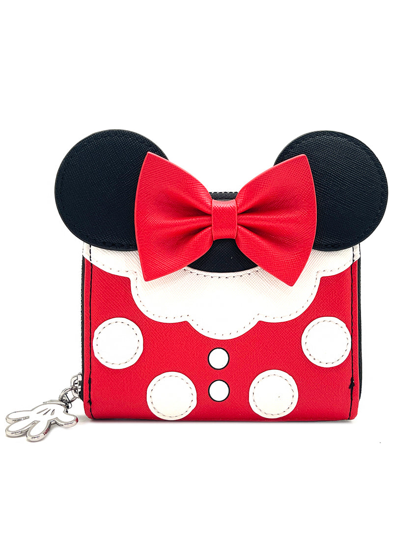 X LASR Exclusive Disney Minnie Mouse Dress Zip Wallet