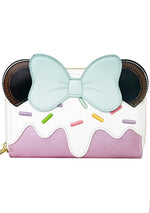 X LASR Exclusive Disney Frosted Minnie Ice Cream Zip Wallet