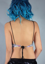 Motel Rocks Truman Fishscale Sequin Crop Top