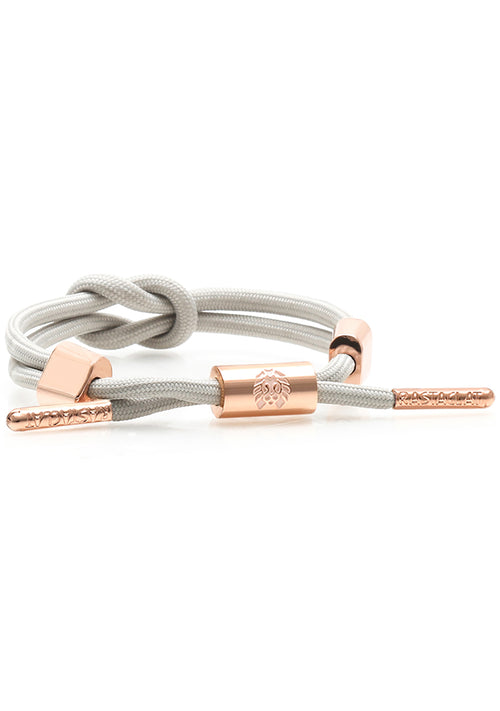 Rastaclat Lotus II Women's Knotaclat Bracelet in Grey/Rose Gold