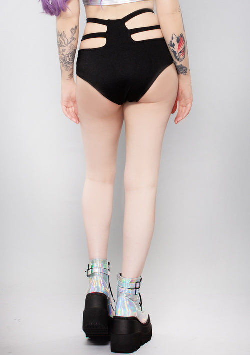 Lose Control High Waist Cut-Out Shorts