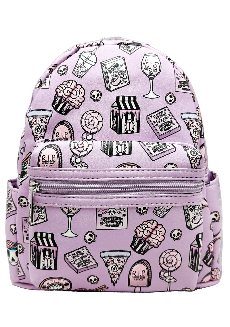 Munchie Madness AOP Mini Backpack