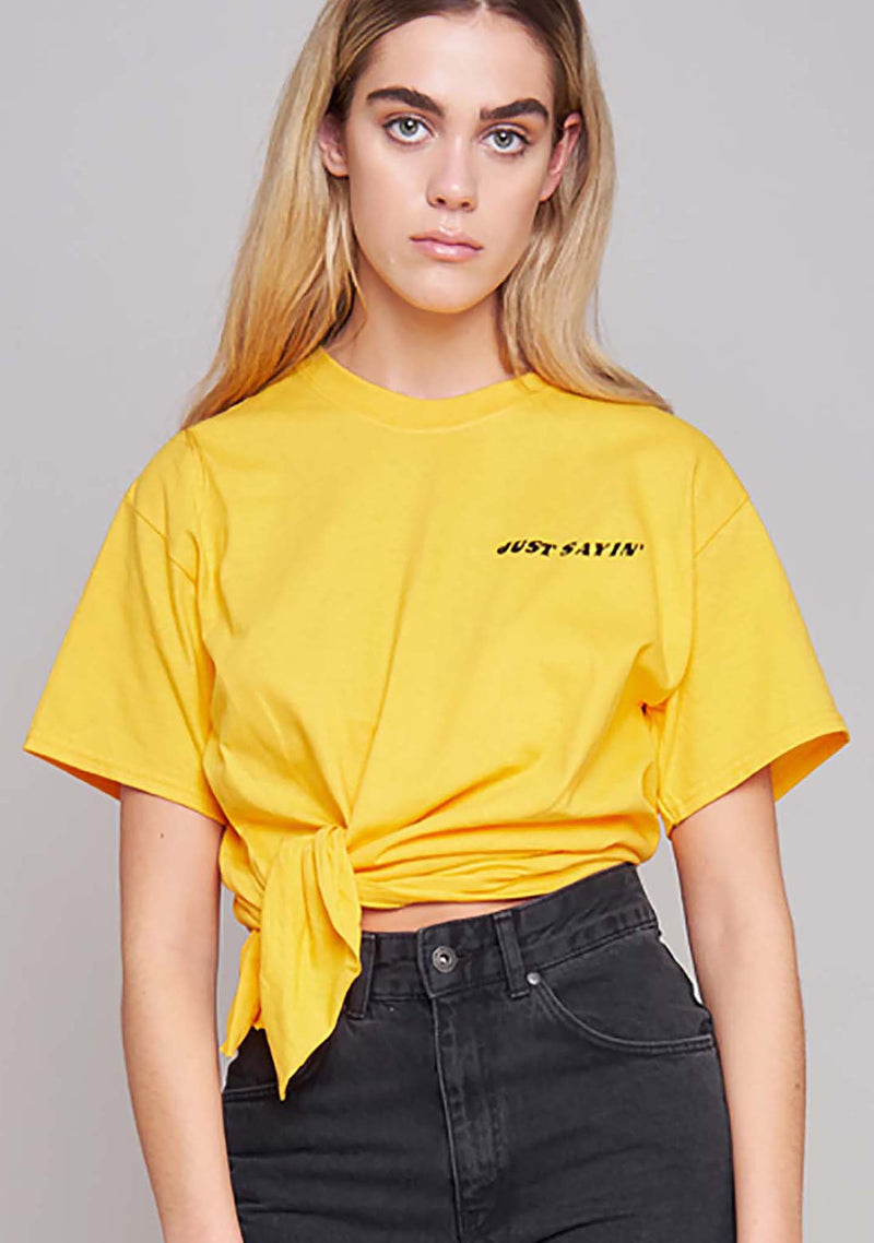 The Ragged Priest Opinions Tee in Yellow