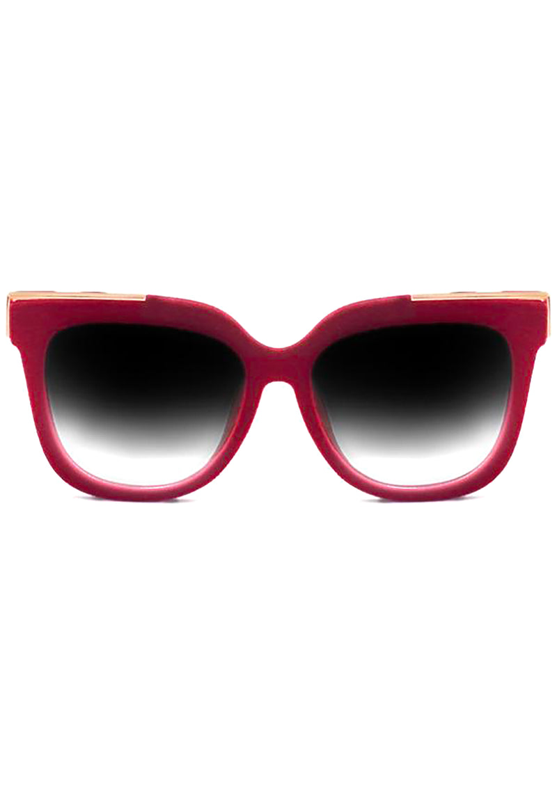 Coco Sunglasses in Red Velvet