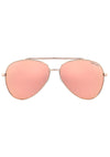 Amelia Sunglasses in Rose Gold