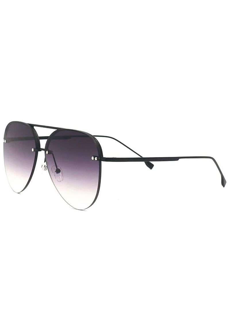 Megan 2 Sunglasses in Black Fade