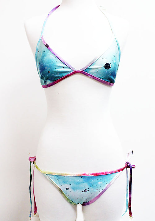 Wildfox Swim Space Cadet Reversible Classic String Bikini Bottom