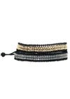 X Katie Soleil Femme Double Wrap Beaded Bracelet