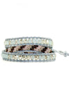 X Katie Soleil Sienna Triple Wrap Beaded Bracelet